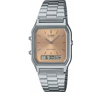 Casio AQ-230A-4AMQYES Vintage Collection 30mm 1ATM Cuarzo Unisex Salmón Plata