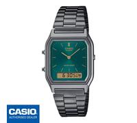 CASIO AQ-230EGG-3AEF⎪AQ-230EGG-3A⎪Original⎪Vintage EDGY⎪Gris⎪Anadigi⎪Verde