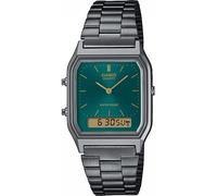 Casio AQ-230EGG-3AEF Timeless Collection 30mm 1ATM Cuarzo Unisex Verde Plata