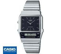 Reloj Analógico y Digital Casio Vintage Edgy AQ-800E-1AEF/ 41mm/ Plata y Negro