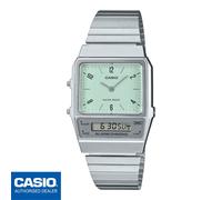 CASIO AQ-800E-3AEF⎪AQ-800E-3A⎪Original⎪Vintage EDGY⎪Plata⎪RETRO⎪Verde