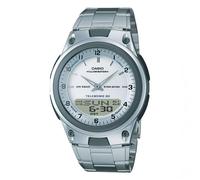 CASIO AW-80D-7A Reloj Analógico Digital Telememo Esfera Blanca