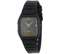 Casio AW48HE-8AV Ana-Digi Reloj de Doble Hora para Hombre, Negro, Digital, Movimiento de Cuarzo, Negro, Digital, Movimiento de Cuarzo