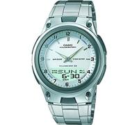Casio AW80-1AV Forester Ana-Digi Databank Reloj de batería de 10 años para Hombre, Plata, Talla única, Vestido