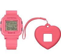 Casio Baby-G BGD-10KH-4 Reloj digital rosa con dije en forma de corazón