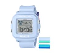 Casio Baby-G +Plus - Reloj digital azul claro BGD-10L-2CR, Azul