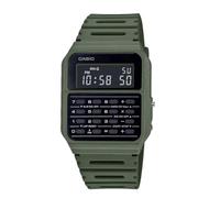 Casio CA53W Vintage Series | Banco de datos | Cronómetro 1/100 SEC | Resistente al agua | Calculadora de 8 dígitos | Tiempo dual | Banda de resina | Caja de resina | Calendario automático | Alarma