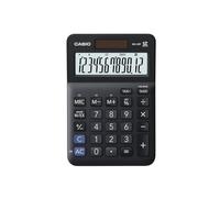 Casio Calculadora MS-20F, 12 Dígitos, Cálculo de Impuestos, Conversión de Moneda, Cambio de Signo, Energía Solar/Batería