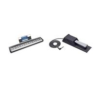 Casio CDP-S110 Black Digital Piano with SP-20 Piano Style Sustain Pedal