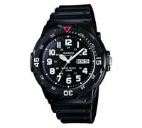 Casio Clásico Día/Fecha (44,6 Mm) Esfera Negra/Resina Negra MRW-200H-1BVES