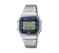 Casio Collection ABL-100WE-2AEF - Reloj Digital para Hombre con Esfera Azul y Correa Plateada