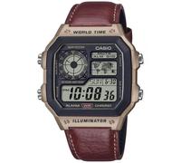 CASIO Collection AE-1200WHL-5A Reloj Multifunción Pulsera Cuero