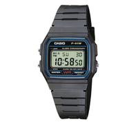 Reloj Casio Hombre Digital F-91W-1YEG Negro Clásico con Alarma, Cronómetro y Luz