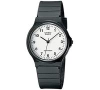 Reloj Casio MQ-24-7BLL Hombre Clásico Negro Esfera Blanca 35 mm 3 ATM