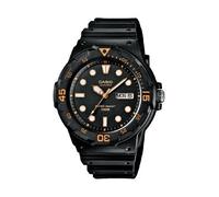 Casio Collection Men MRW-200H-1EVEF - Reloj analógico de Cuarzo con Correa de Resina para Hombre, Color Negro