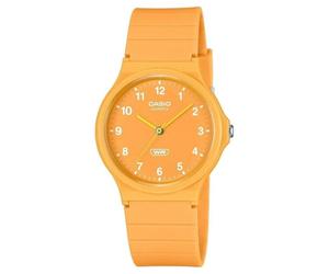 Casio Collection MQ-24B-9BEF 35mm Naranja Resina Resistente al Agua Unisex Bateria 3 años
