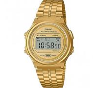 Casio Collection Vintage Unisex Digital Watch with Stainless Steel Strap