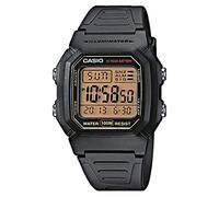 Casio Collection W-800HG-9AVES, Reloj Cuadrado con Luz LED para Hombre, Negro