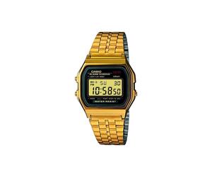 Casio Collection Women's Watch A159WGEA Black/Gold
