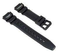 Casio Correa de reloj de resina negra para SGW-400H SGW-300H, 0, resina, 0