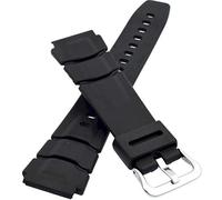 Casio Correa de Reloj Resin Band negro 20mm para ALT-6000J ALT-6000 ALT-6100