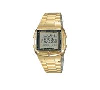 Casio DB-360G-9A - Reloj Digital Retro Dorado con Databank y Correa de Acero
