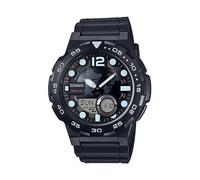 Casio De los hombres de 3d esfera de cuarzo resina Reloj Automático, color: negro