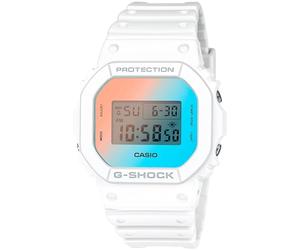 Casio DW-5600TL-7JF G-Shock Beach TIME Lapse Series Japan Import 2024, Blanco, Moderno