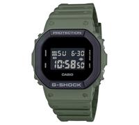Casio DW5610UU-3 Reloj clásico Urbano para Hombre, Correa de Resina Verde, Alarma, cronógrafo, G Shock, Verde
