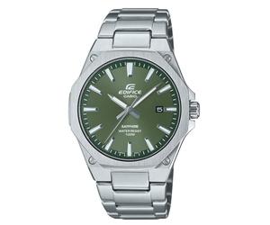 Casio Edifice Delgado analógico (40 mm) Esfera Verde Caqui/Acero Inoxidable EFR-S108D-3AVUEF