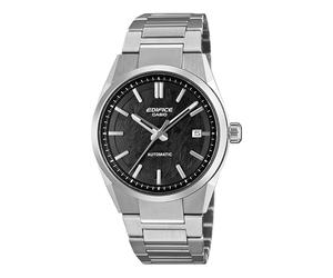Casio Edifice EFK110D-1A - Esfera electroformada negra de acero inoxidable automático