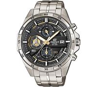Casio EDIFICE Reloj en caja sólida, 10 BAR, Dorado/Negro, para Hombre, con Correa de Acero inoxidable, EFR-556D-1AVUEF