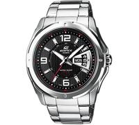 Casio EF-129D-1AVEF Reloj para Hombre de Acero con Esfera Negra, Analógico, 10 ATM