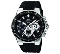 Casio EF-552-1AVEF EDIFICE - Reloj en caja sólida de acero inoxidable, 10 BAR, para Hombre, con Correa de Acero macizo, Negro