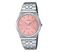 Casio Enticer - Esfera analógica rosa de acero inoxidable para hombre, Mtp-B145D-4Avdf (A2200), color de la correa: plateado, plateado, retro, plata, Retro