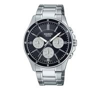 Casio Enticer Men MTP-1374D-1A3VDF - Esfera analógica negra para hombre (A2345)