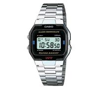 Casio Esfera Digital Retro Vintage/Pulsera De Acero Inoxidable. A163WA-1QES