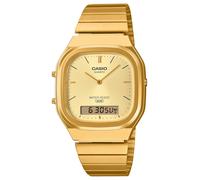 Casio Esfera Dorada Vintage Con Doble Visualización (35,8 Mm) Con AQ-240EG-9AEF