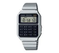 Casio Esfera gris digital vintage unisex CA-500WE-1ADF (C010), plateado, Retro