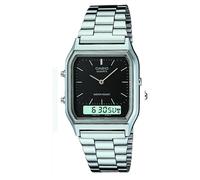 Casio Esfera Negra Vintage De Doble Pantalla (29,8 Mm) / AQ-230A-1DMQYES Relojes