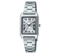 Casio Esfera Plateada Clásica Vintage (22 Mm) / Pulsera De Acero LTP-B150D-7BEF