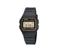 Casio F91WG-9 Reloj Digital Retro para Hombre con Correa Negra y Esfera Dorada.