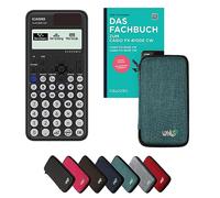 Casio fx-810DE CW In unda Protectora Turquesa y Libro especializado (96 páginas, DIN A5) - Calculadora científica - Smart Set (Alemán)