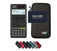 Casio fx-85ES Plus 2nd Edition con Funda Protectora WYNGS Gris Oscuro - Calculadora Científica - Paquete Básico