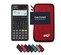 Casio fx-85ES Plus 2nd Edition con Funda Protectora WYNGS Rojo - Calculadora Científica - Paquete Básico