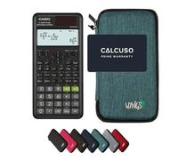 Casio fx-85ES Plus 2nd Edition con Funda Protectora WYNGS Turquesa - Calculadora Científica - Paquete Básico
