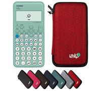 Casio fx-92 Collège con Funda Protectora WYNGS Rojo - Calculadora Científica - Paquete Básico (Francés)