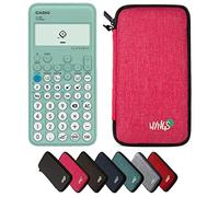 Casio fx-92 Collège con Funda Protectora WYNGS Rosa - Calculadora Científica - Paquete Básico (Francés)
