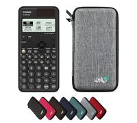 Casio fx-991CW ClassWiz con Funda Protectora WYNGS Gris Claro - Calculadora Científica - Paquete Básico