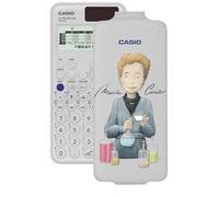 Casio FX-991SP CW, Calculadora Científica con Marie Curie ilustrada por Raquel Riba Rossy, Recomendada para el Currículum Español y Portugués, más de 560 Funciones, Solar, Color Blanco